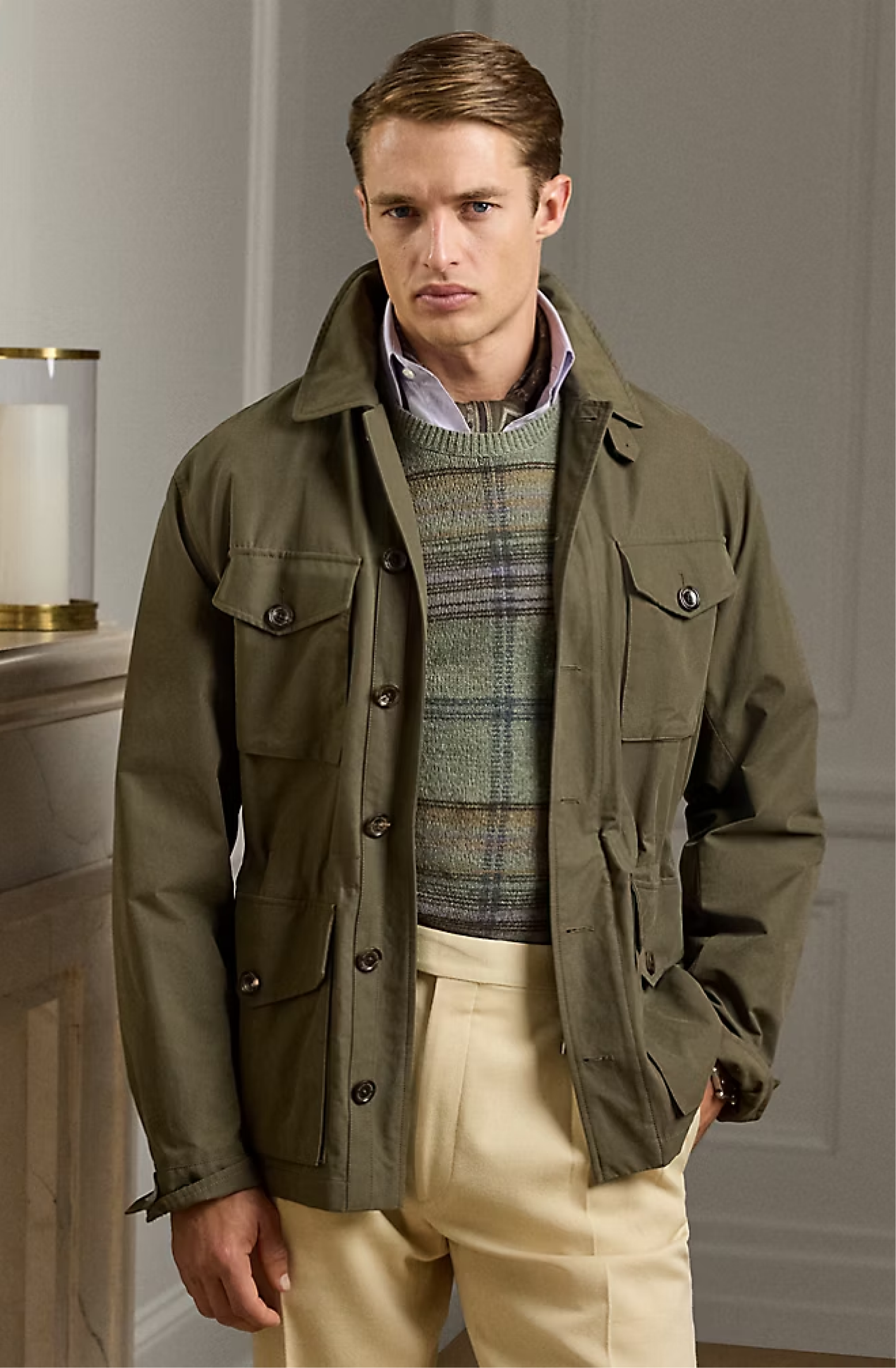Hand-Tailored Cashmere-Wool Topcoat